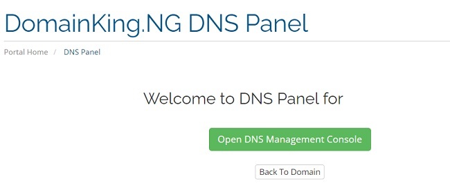 Click Manage DNS Records