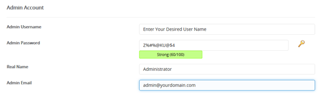 Enter Joomla admin login details