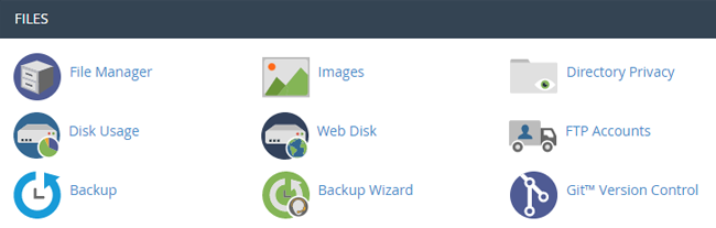 File Manager in cpanel