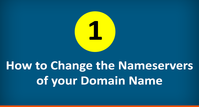 How to change nameservers of a domain name