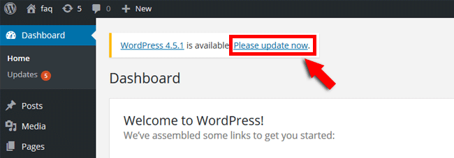 Update WordPress manually